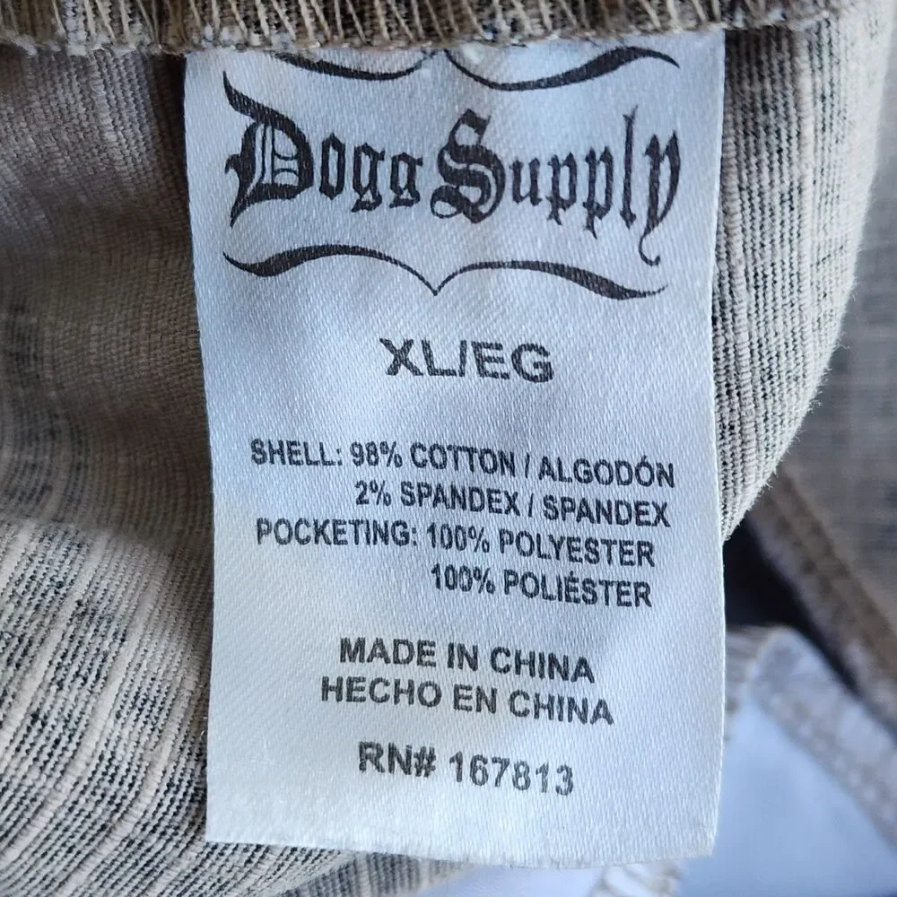 Dogg Supply by Snoop Dogg Mens XL Camo Cargo Pants Ripstop Stretch Elastic Waist - Picture 13 of 16